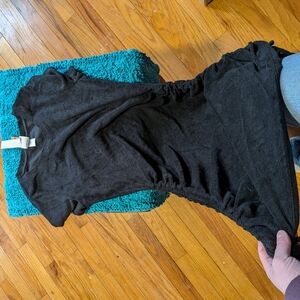 Victoria's Secret Black Ruched Mini Dress